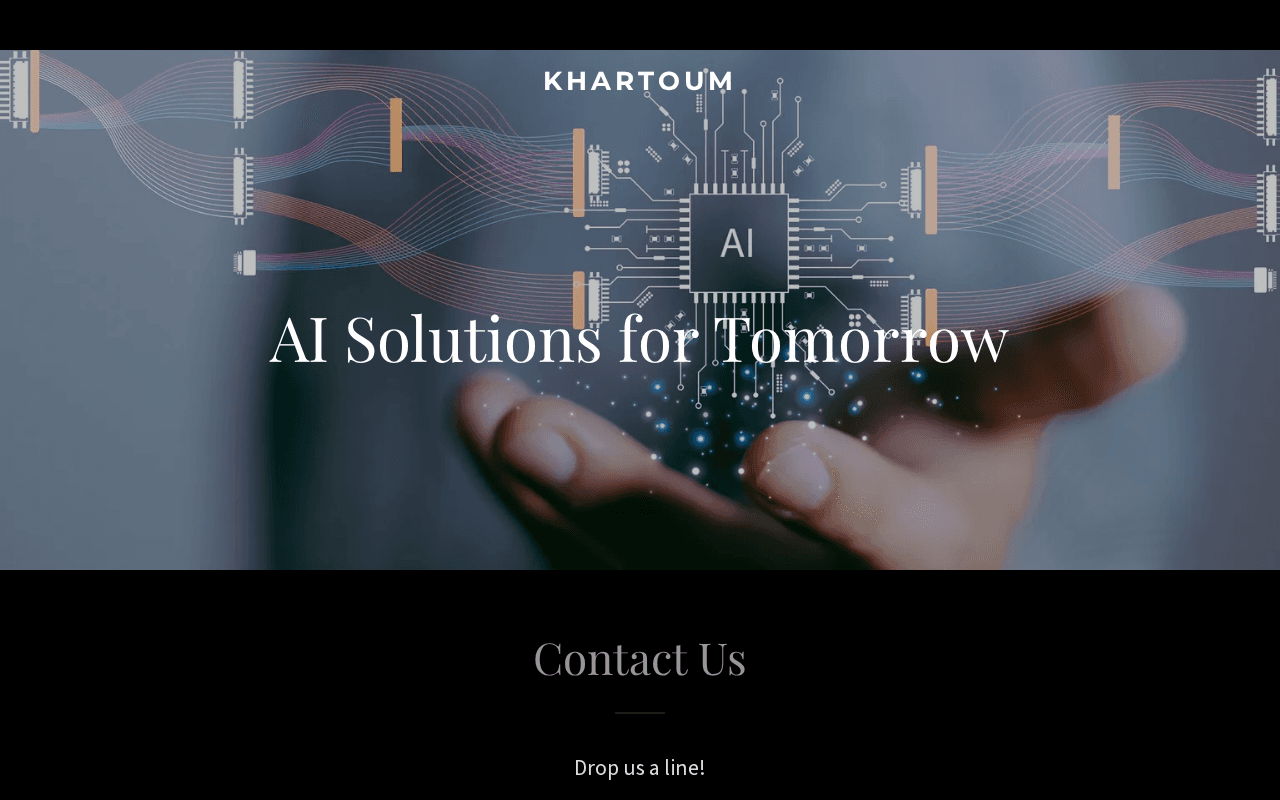 Screenshot of khartoum.ai