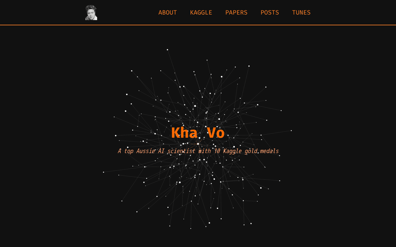 Screenshot of khavo.ai