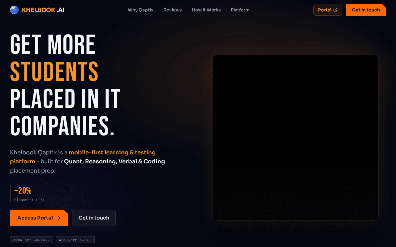 Screenshot of khelbook.ai