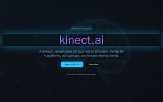 Screenshot of kinect.ai