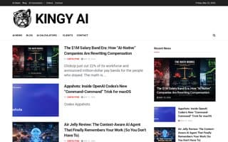 Screenshot of kingy.ai