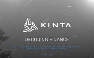 Screenshot of kinta.ai