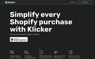 Screenshot of klicker.ai