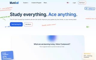Screenshot of kluvi.ai