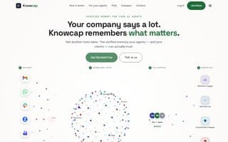 Screenshot of knowcap.ai