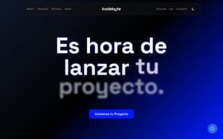 Screenshot of kodebyte.ai