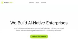 Screenshot of kolega.ai