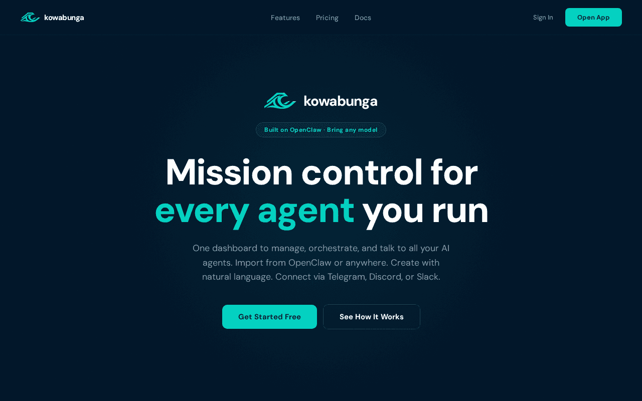 Screenshot of kowabunga.ai