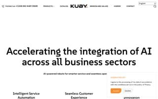 Screenshot of kuby.ai
