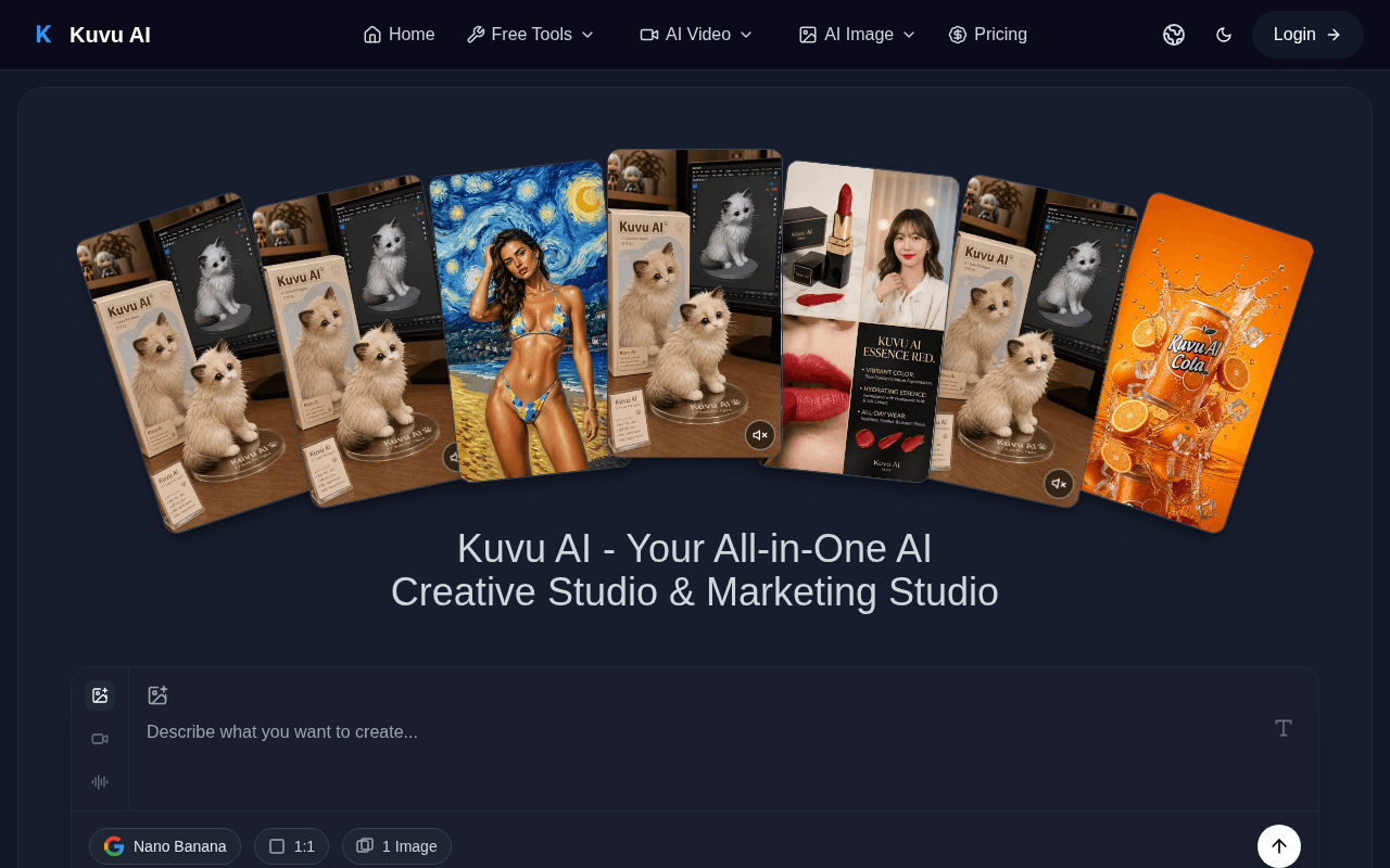 Screenshot of kuvu.ai
