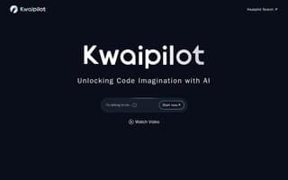 Screenshot of kwaipilot.ai