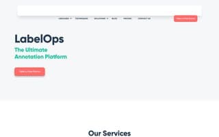 Screenshot of labelops.ai