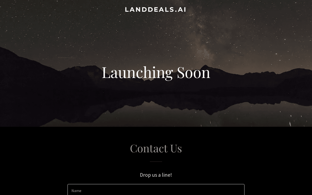 Screenshot of landdeals.ai