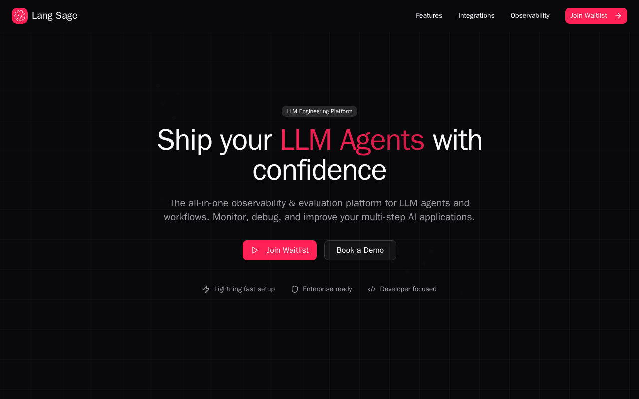 Screenshot of langsage.ai