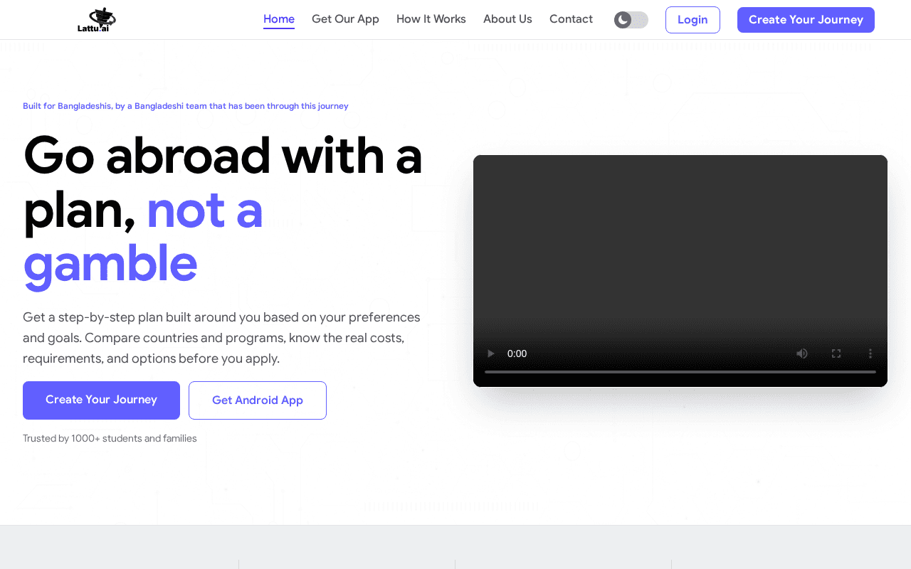 Screenshot of lattu.ai