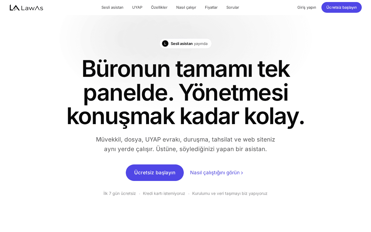 Screenshot of lawas.ai