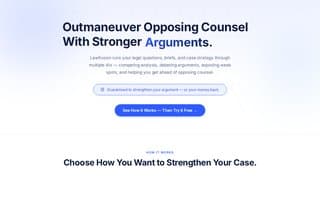 Screenshot of lawfusion.ai
