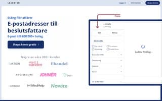 Screenshot of leadster.ai