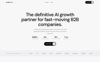 Screenshot of leftclick.ai