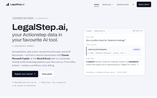 Screenshot of legalstep.ai