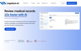 Screenshot of legalyze.ai