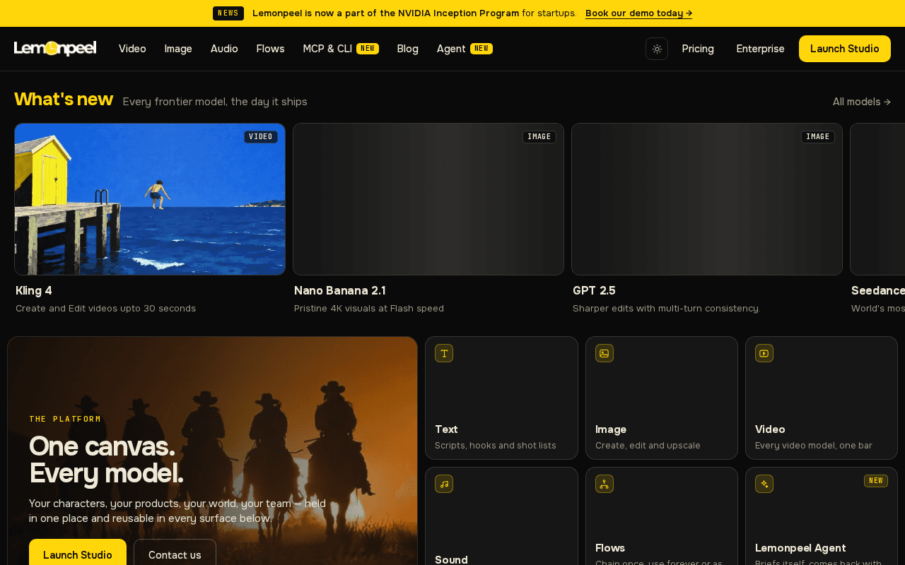 Screenshot of lemonpeel.ai