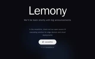 Screenshot of lemony.ai
