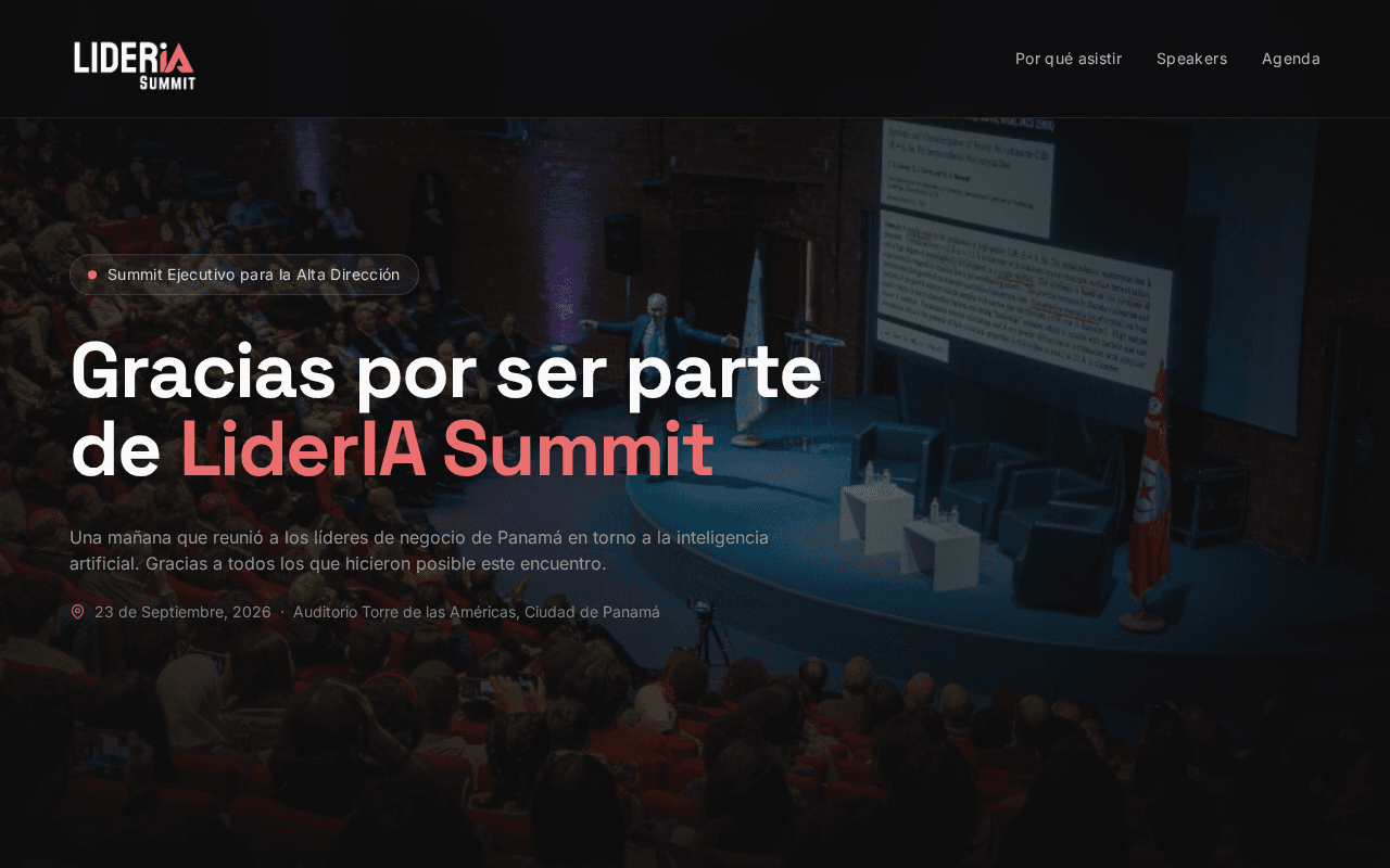 Screenshot of lideria.ai