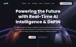 Screenshot of liftdata.ai