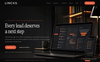 Screenshot of lincks.ai