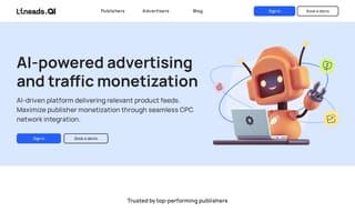 Screenshot of lineads.ai