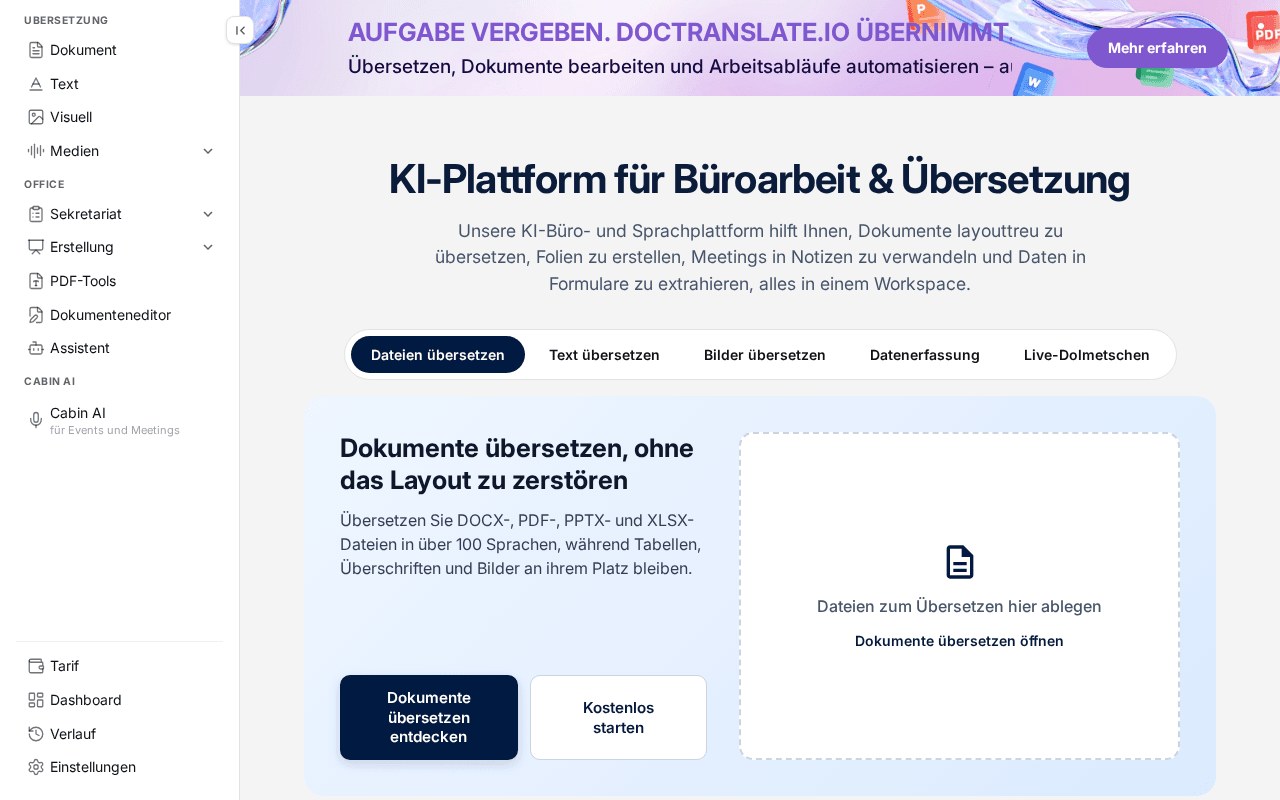Screenshot of lingint.ai
