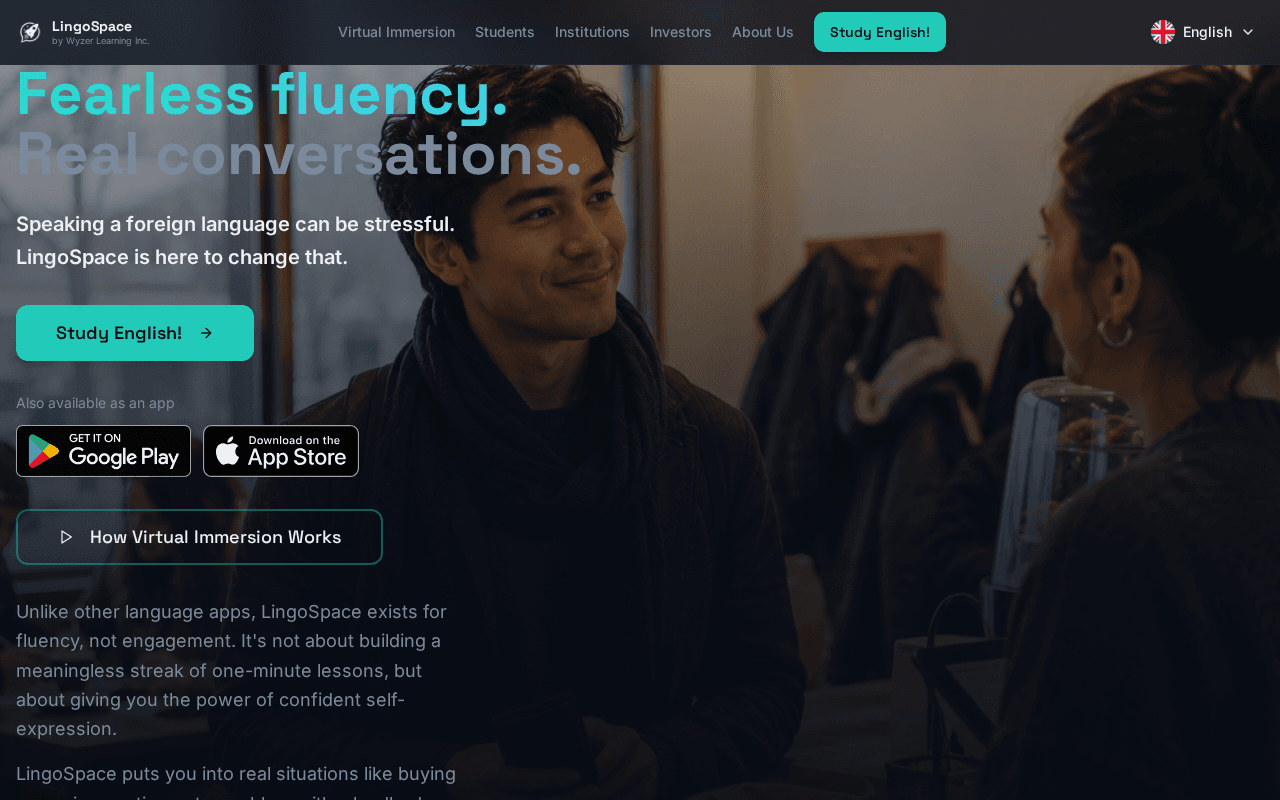 Screenshot of lingospace.ai