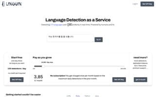 Screenshot of linguin.ai