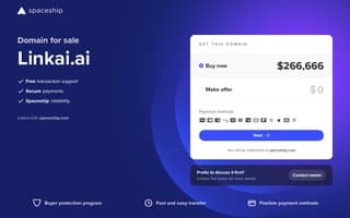 Screenshot of linkai.ai