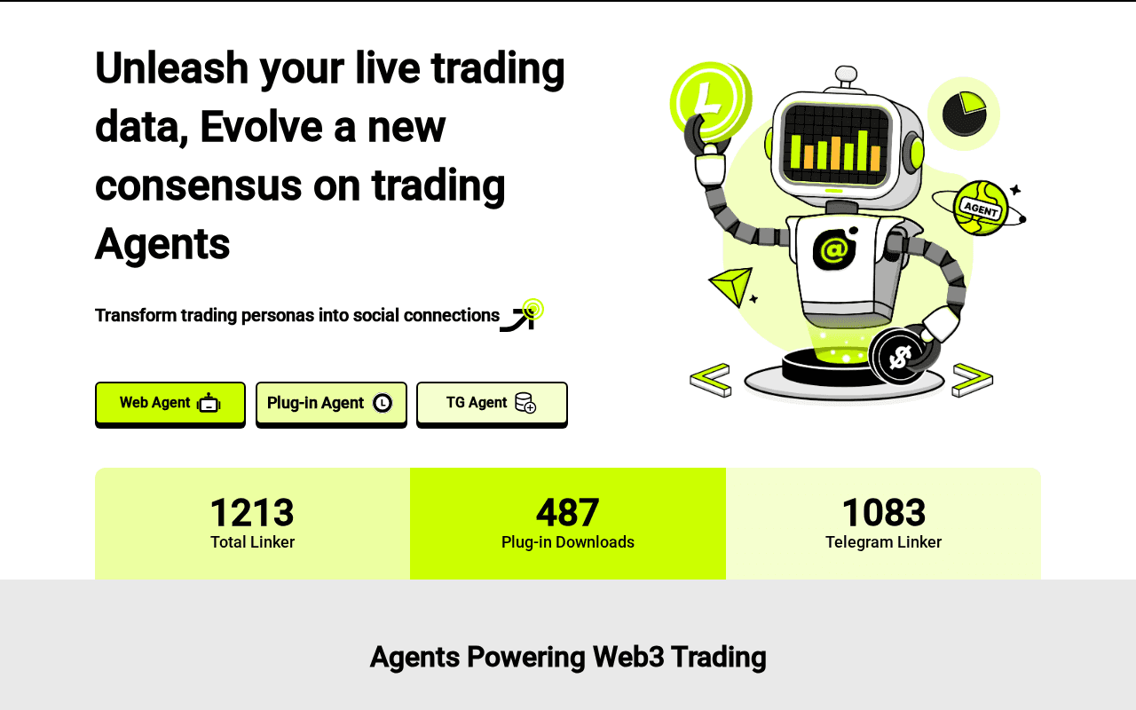Screenshot of linklayer.ai