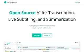 Screenshot of linto.ai