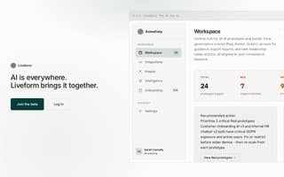 Screenshot of liveform.ai