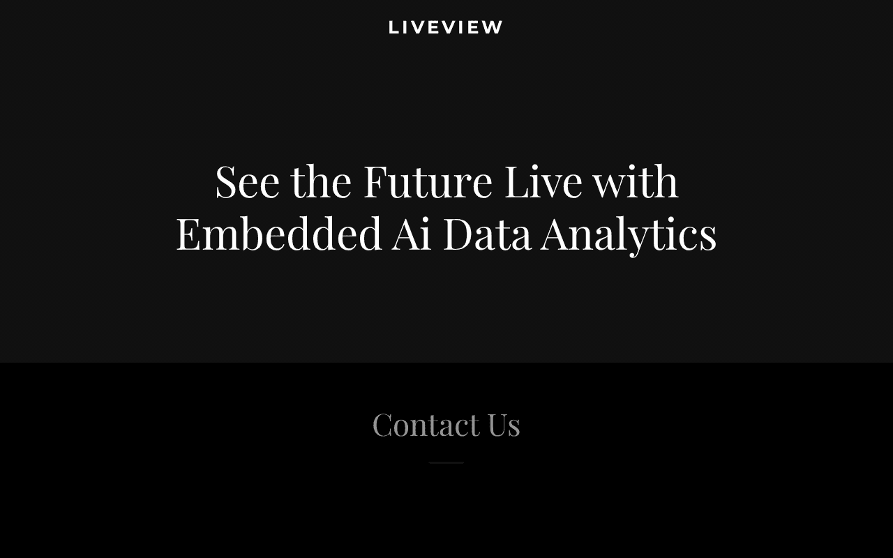 Screenshot of liveview.ai
