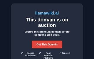 Screenshot of llamawiki.ai