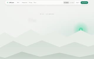 Screenshot of llmlayer.ai