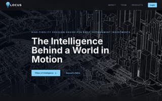 Screenshot of locusdata.ai
