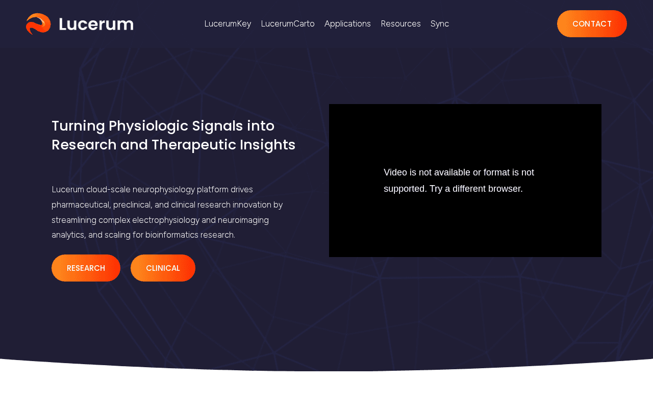 Screenshot of lucerum.ai