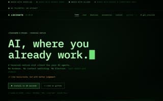 Screenshot of lucinate.ai