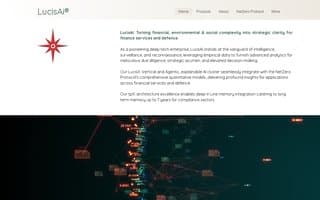 Screenshot of lucisx.ai