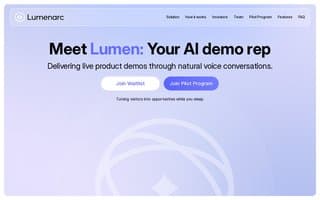 Screenshot of lumenarc.ai