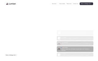Screenshot of lumian.ai