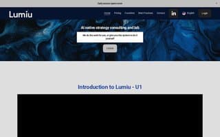 Screenshot of lumiu.ai