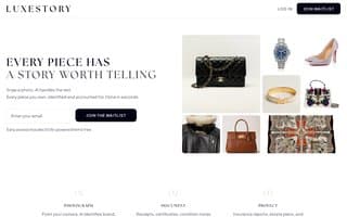 Screenshot of luxestory.ai
