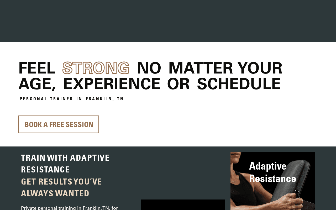 Screenshot of luxfitness.ai